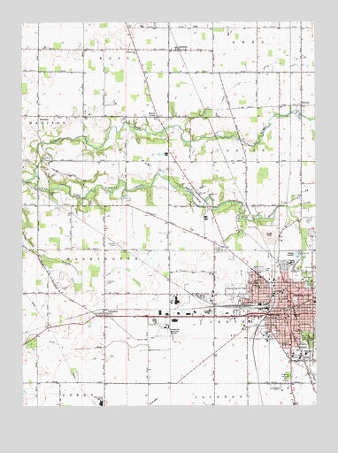 Frankfort, IN USGS Topographic Map