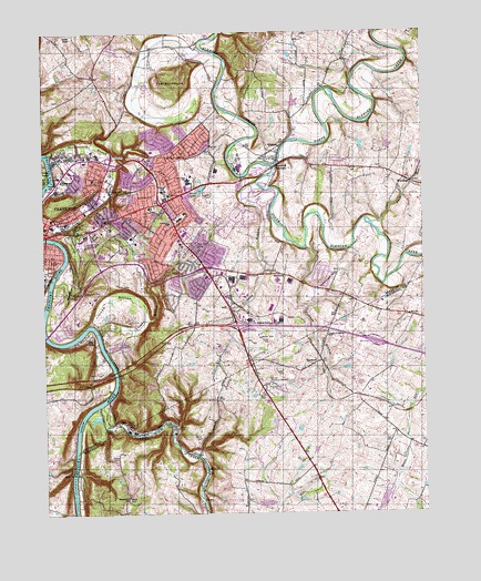 Frankfort East, KY USGS Topographic Map