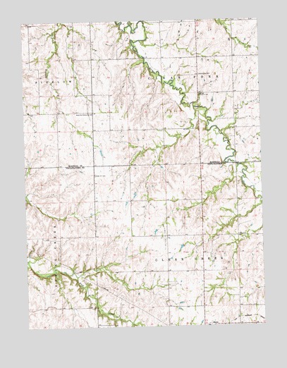 Frankfort SW, KS USGS Topographic Map