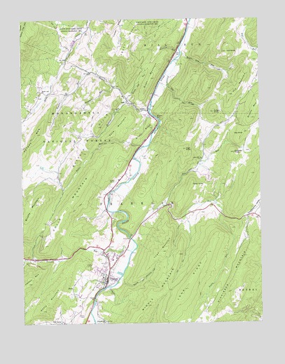 Franklin, WV USGS Topographic Map