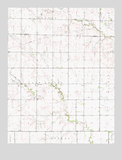 Ash Valley, KS USGS Topographic Map