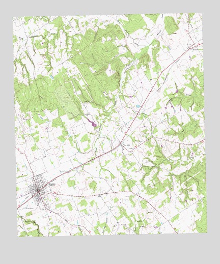 Franklin, TX USGS Topographic Map