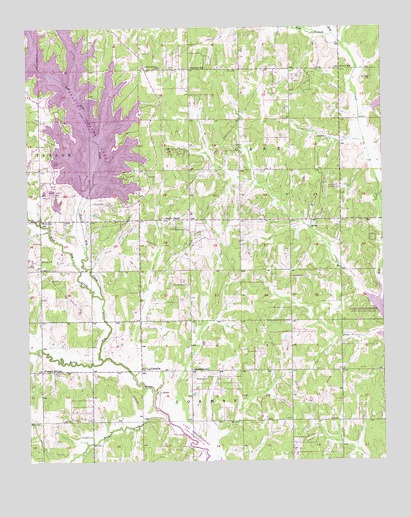 Franklin, OK USGS Topographic Map