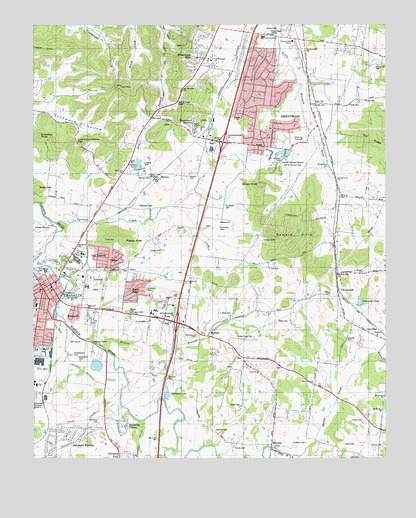 Franklin, TN USGS Topographic Map