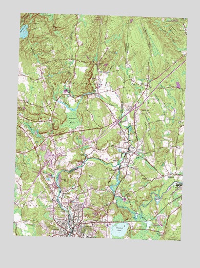 Ashaway, RI USGS Topographic Map
