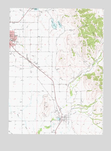 Franklin, ID USGS Topographic Map