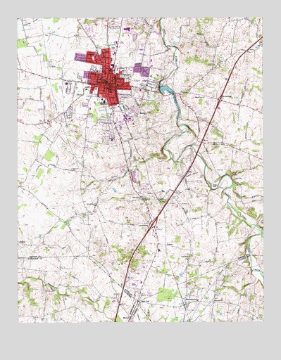 Franklin, KY USGS Topographic Map