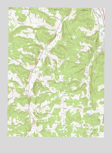 Franklin Forks, PA USGS Topographic Map