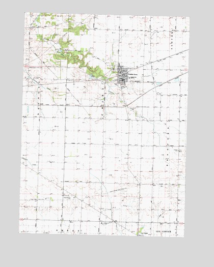 Franklin Grove, IL USGS Topographic Map