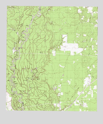 Franklin Lake, TX USGS Topographic Map