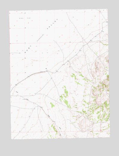 Franklin Lake SE, NV USGS Topographic Map