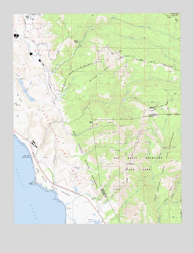 Franklin Point, CA USGS Topographic Map