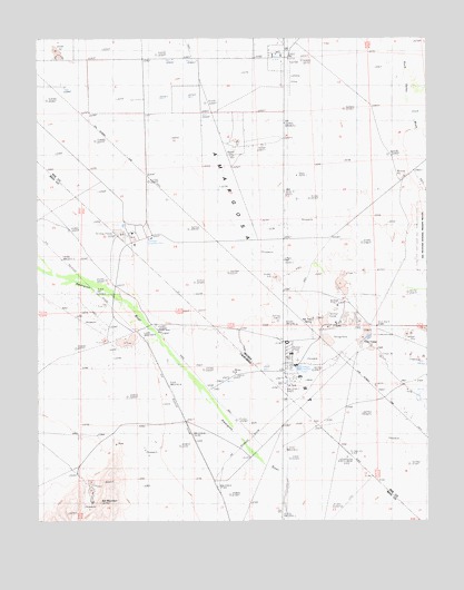 Franklin Well, CA USGS Topographic Map