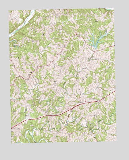 Ashbrook, KY USGS Topographic Map