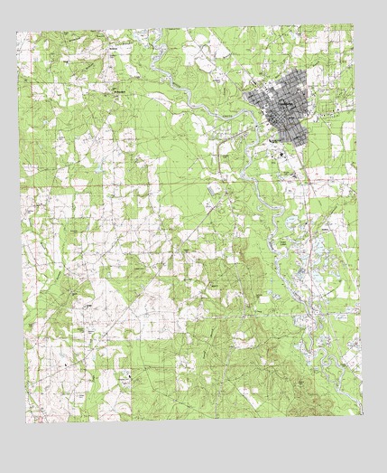 Franklinton, LA USGS Topographic Map