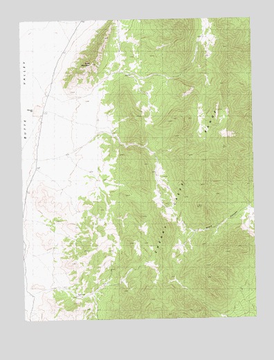 Franks Well, NV USGS Topographic Map