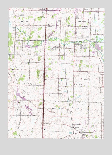 Franksville, WI USGS Topographic Map