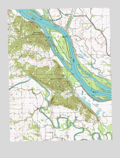 Ashburn, MO USGS Topographic Map