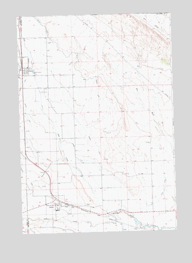 Frannie, WY USGS Topographic Map