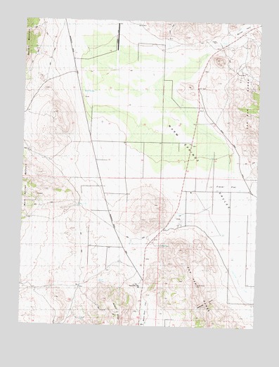 Fraser Flat, NV USGS Topographic Map