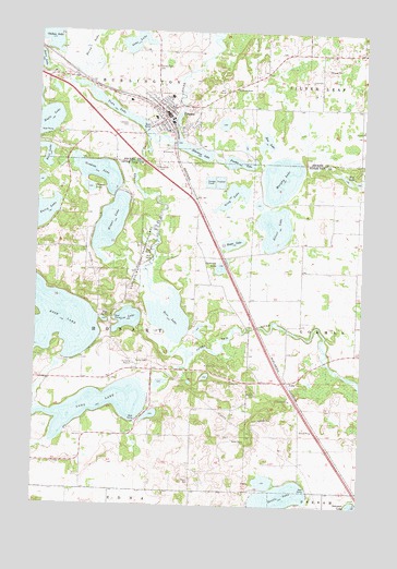 Frazee, MN USGS Topographic Map