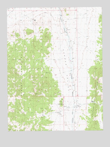 Frazier Creek, NV USGS Topographic Map