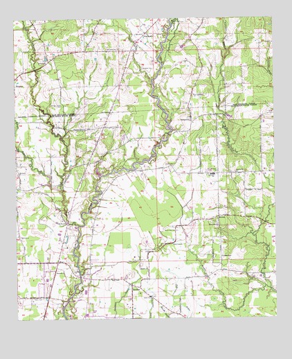 Fred, LA USGS Topographic Map