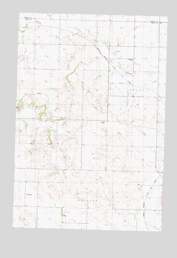 Freda, ND USGS Topographic Map