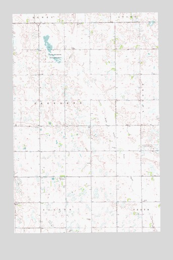 Adams SW, ND USGS Topographic Map