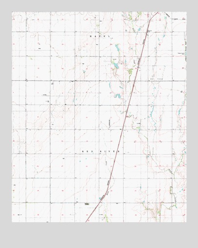 Frederick SE, OK USGS Topographic Map