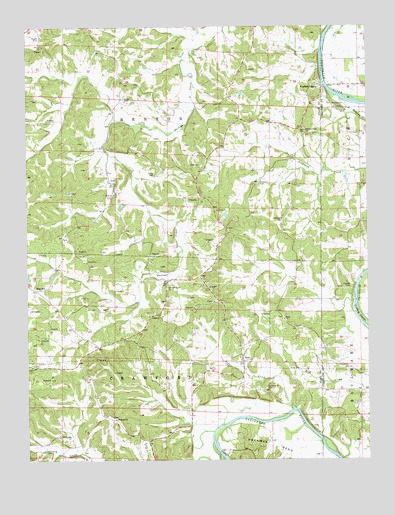 Fredericksburg, MO USGS Topographic Map