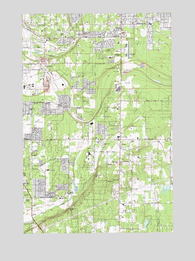 Frederickson, WA USGS Topographic Map