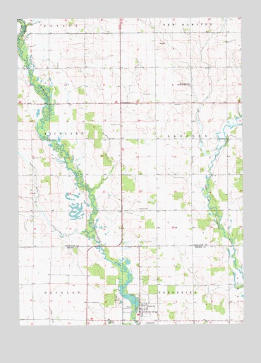 Frederika, IA USGS Topographic Map