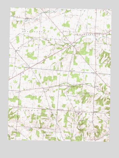 Fredonia, OH USGS Topographic Map