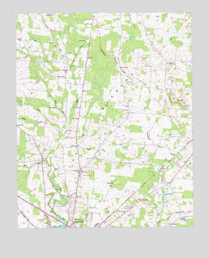 Fredonia, TN USGS Topographic Map