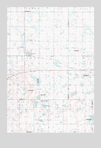 Fredonia, ND USGS Topographic Map