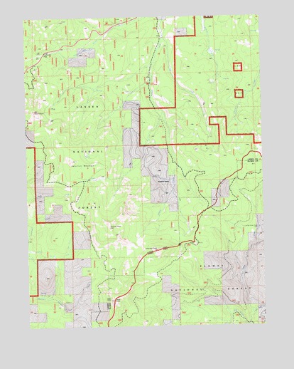 Fredonyer Pass, CA USGS Topographic Map