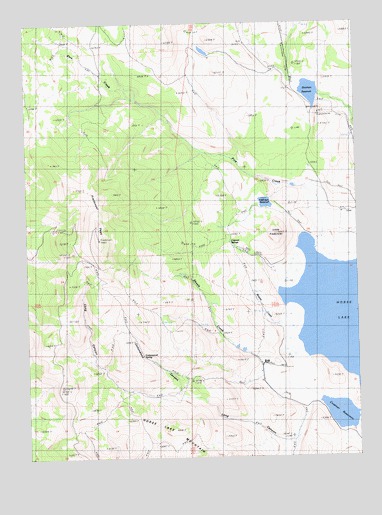 Fredonyer Peak, CA USGS Topographic Map