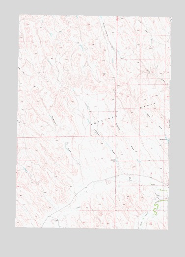Fredrick Draw, WY USGS Topographic Map