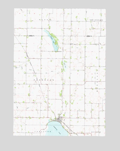 Freeborn, MN USGS Topographic Map