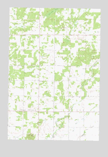 Freedhem, MN USGS Topographic Map