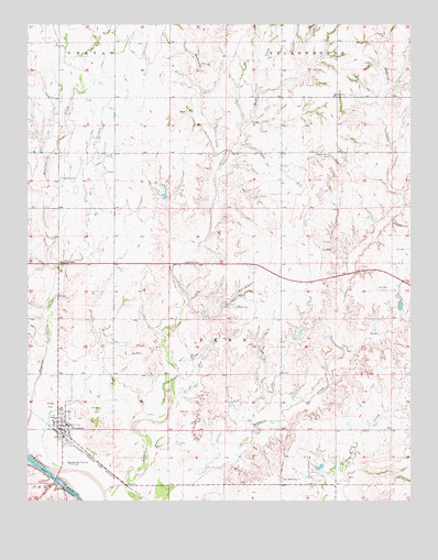 Freedom, OK USGS Topographic Map