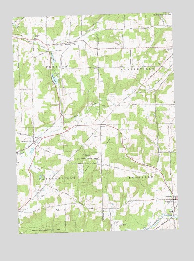 Freedom, NY USGS Topographic Map