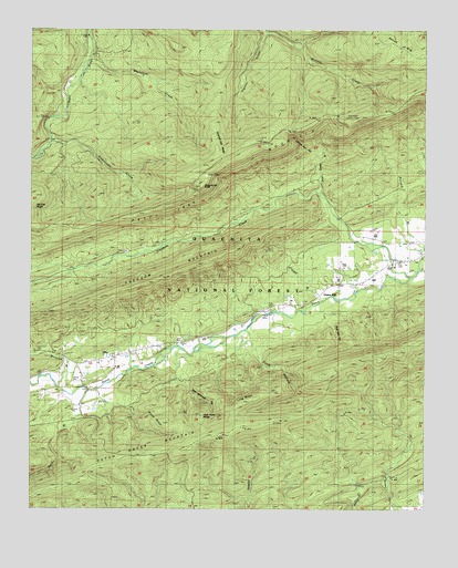 Freedom Mountain, AR USGS Topographic Map