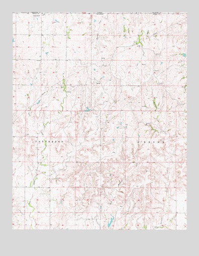 Freedom NW, OK USGS Topographic Map