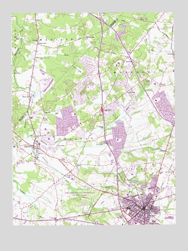 Freehold, NJ USGS Topographic Map