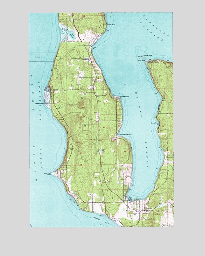 Freeland, WA USGS Topographic Map
