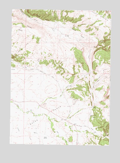 Freeland, WY USGS Topographic Map