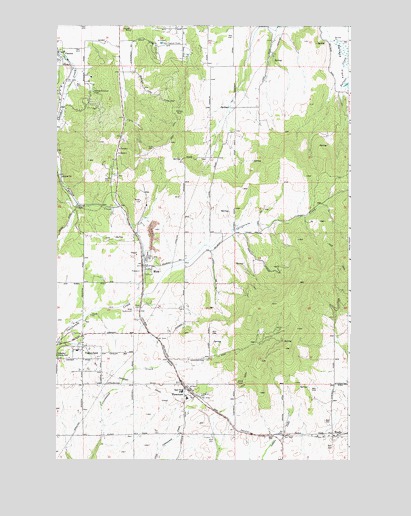 Freeman, WA USGS Topographic Map