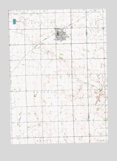 Freeman, SD USGS Topographic Map